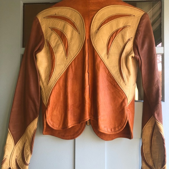 SOLD - East West Parrot Leather Jacket: Great Condition - Picture 2 of 13